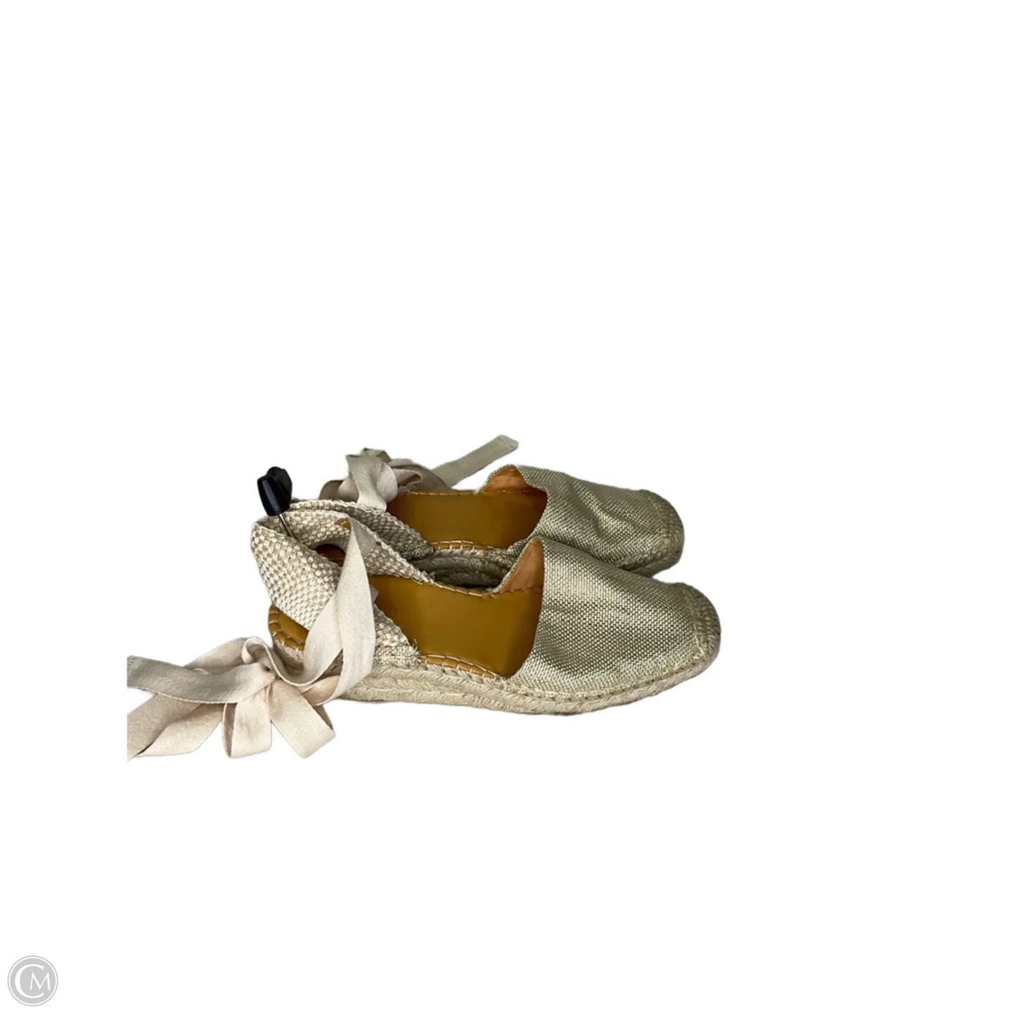 Shoes Heels Wedge By Franco Sarto In Gold, Size: 8