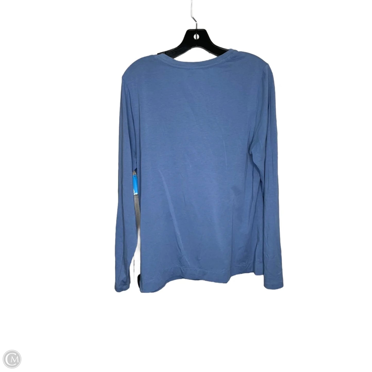Athletic Top Long Sleeve Crewneck By Athleta In Blue, Size: L