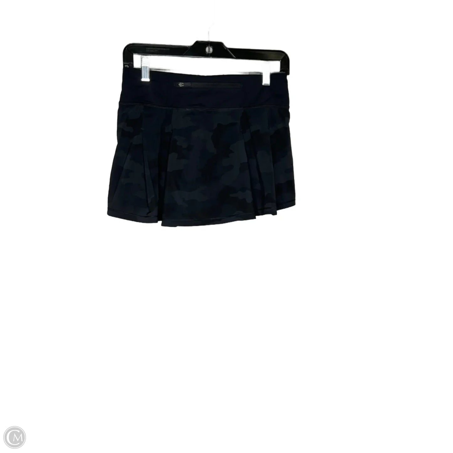 Athletic Skort By Lululemon In Black, Size: 4