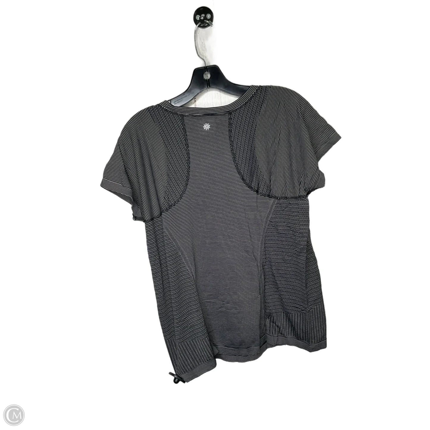 Athletic Top Short Sleeve By Athleta In Black, Size: Xl