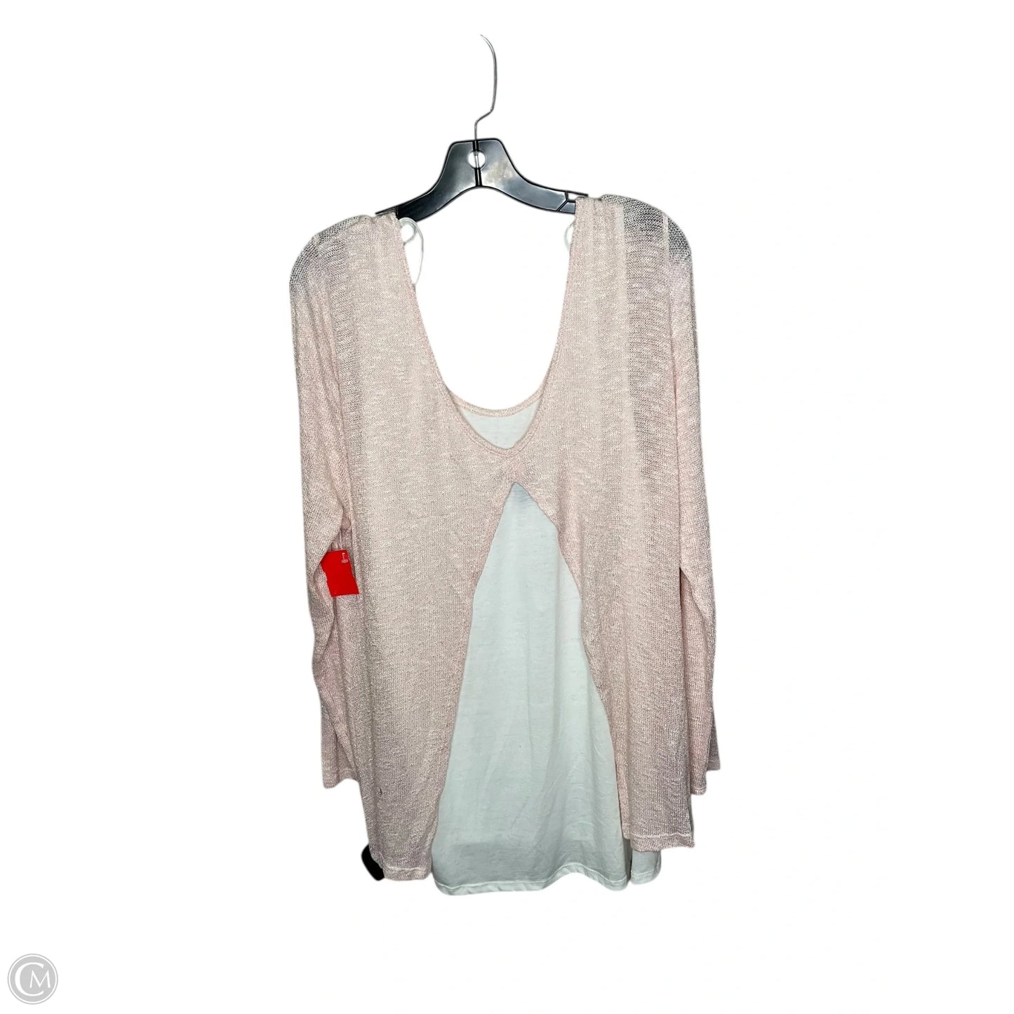 Top Long Sleeve By Deb In Pink, Size: 3x