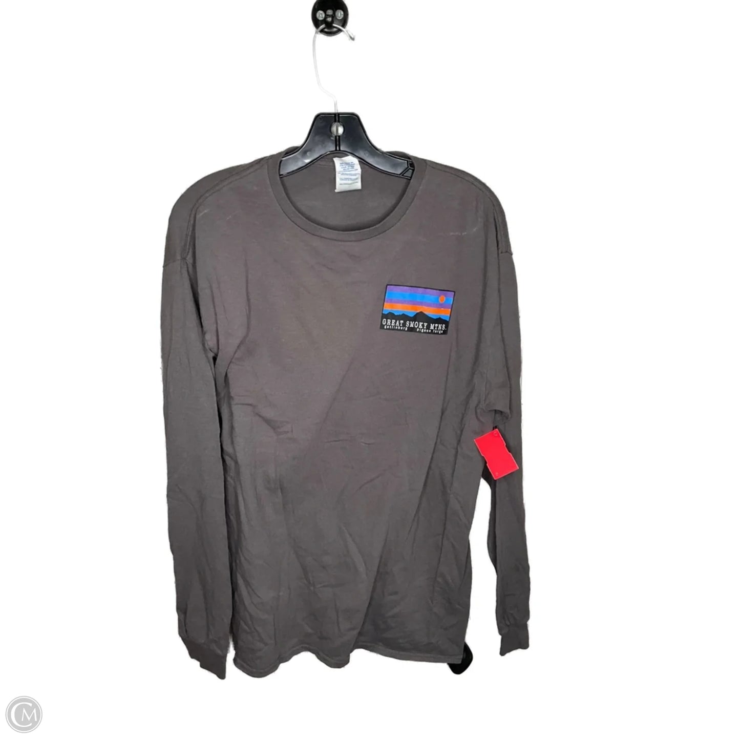 Top Long Sleeve By Clothes Mentor In Grey, Size: L