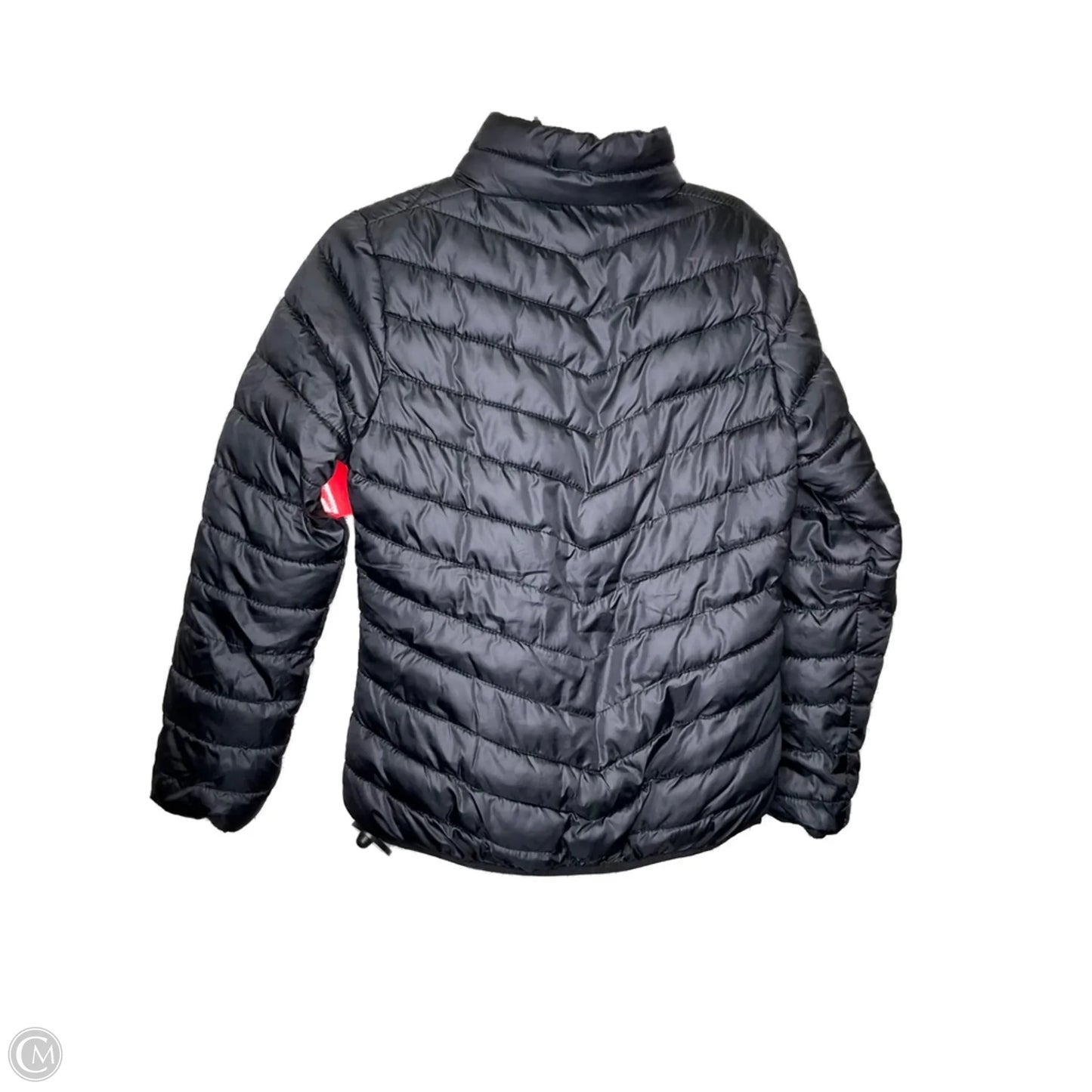 Jacket Puffer & Quilted By Cherokee In Black, Size: M