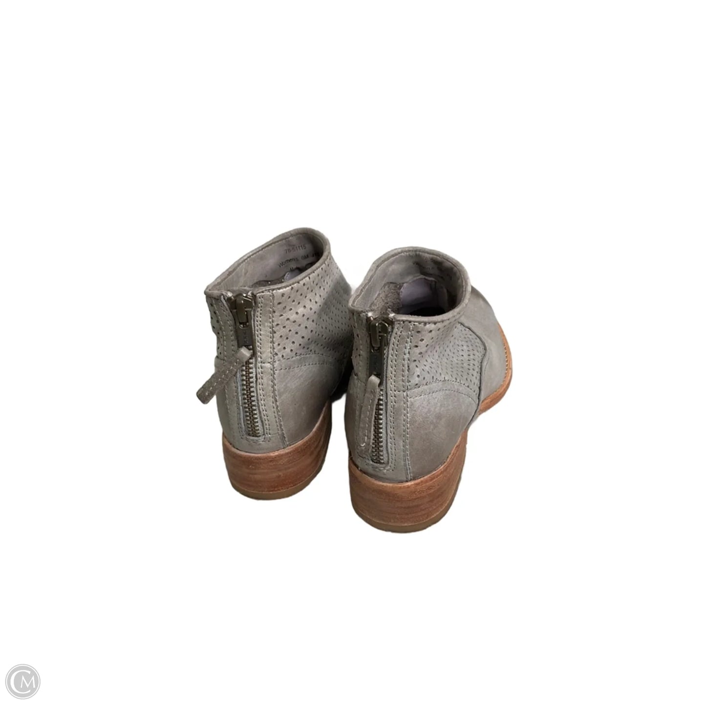 Boots Ankle Flats By Johnston & Murphy In Grey, Size: 6