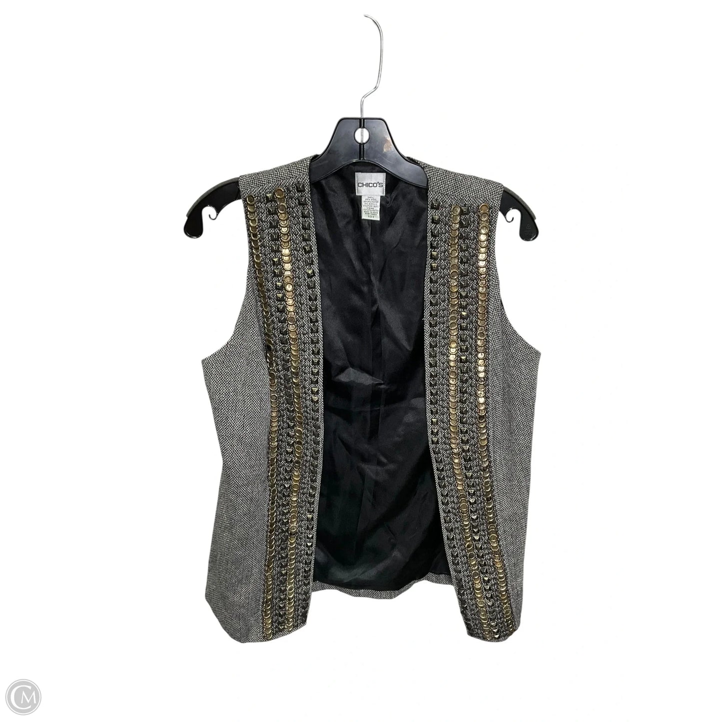 Vest Other By Chicos In Grey, Size: S