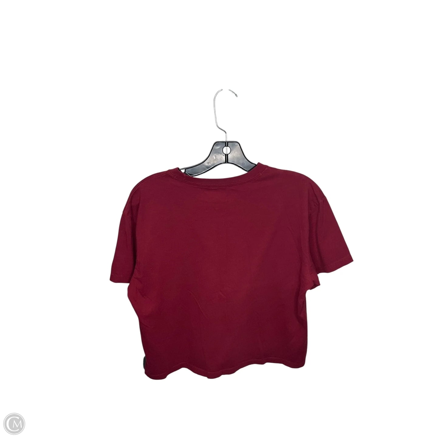 Top Short Sleeve By Clothes Mentor In Maroon, Size: S
