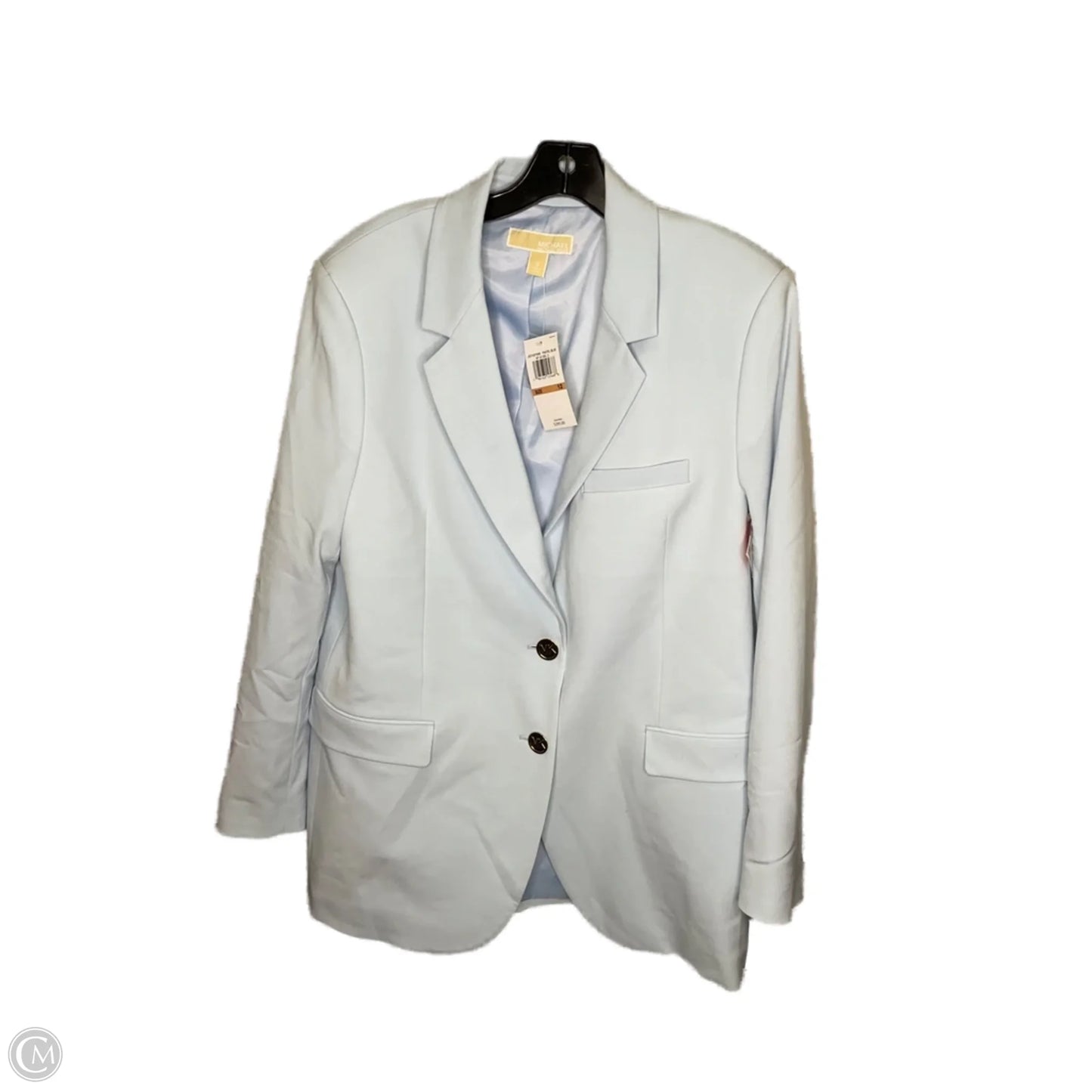 Blazer Designer By Michael Kors Collection In Blue, Size: 12