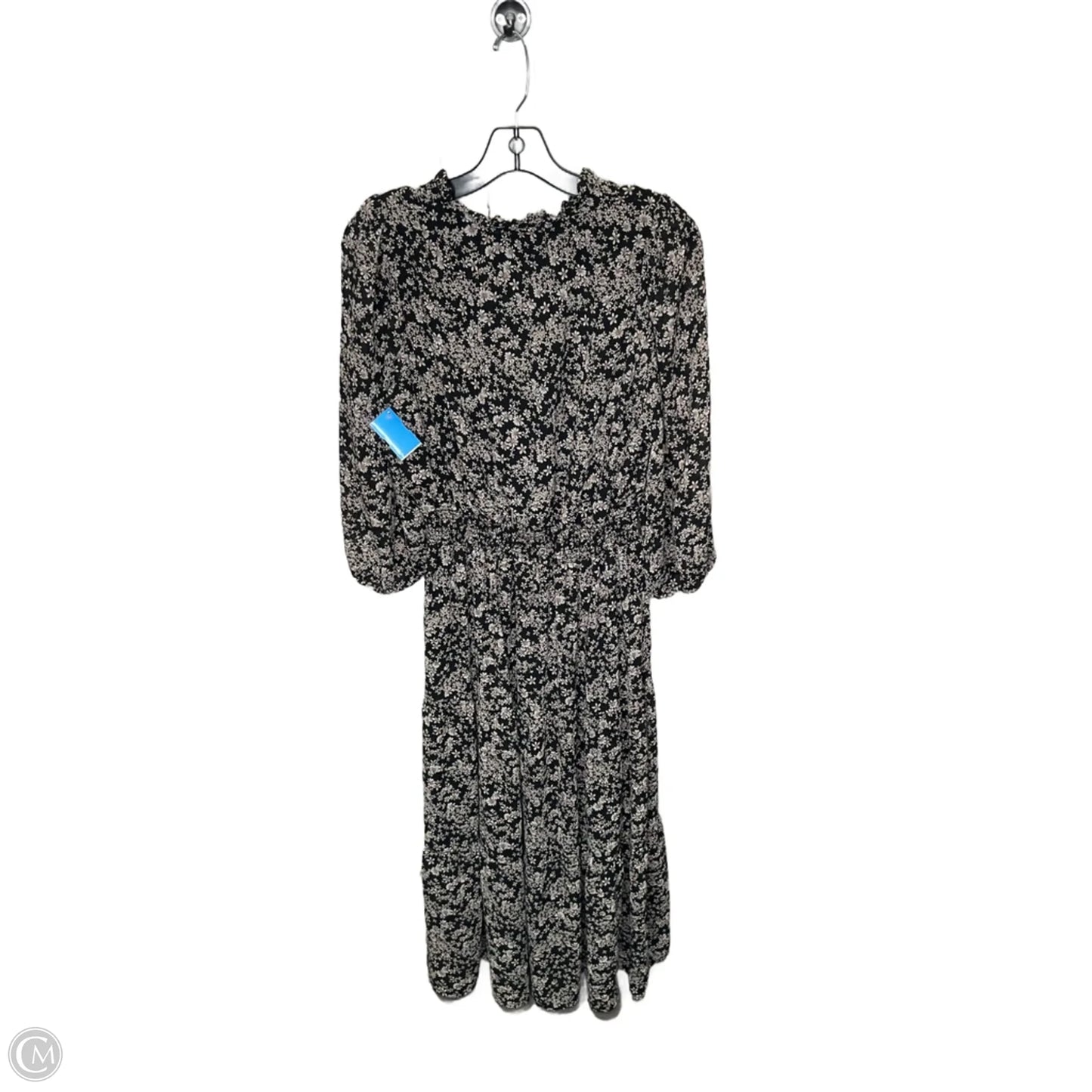 Dress Casual Midi By Blu Pepper In Floral Print, Size: L