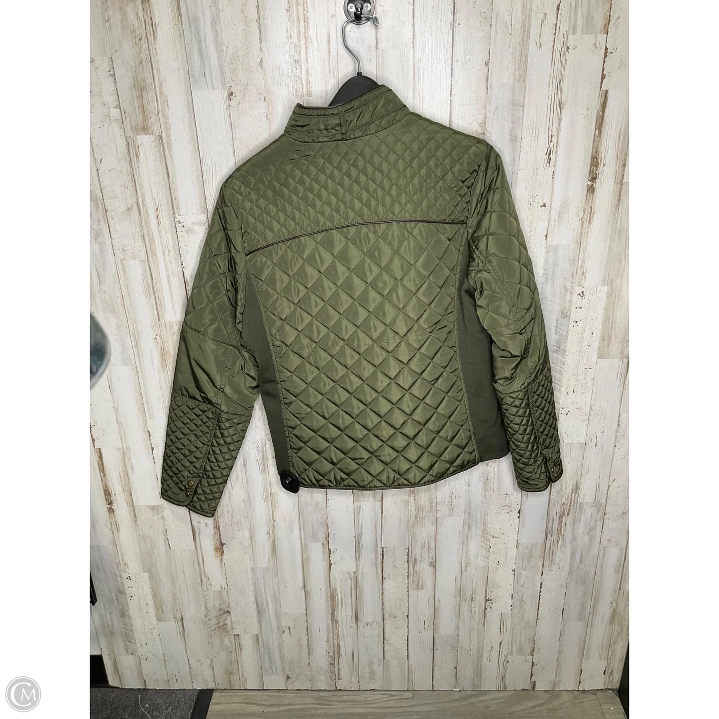 Jacket Puffer & Quilted By Ci Sono In Green, Size: M