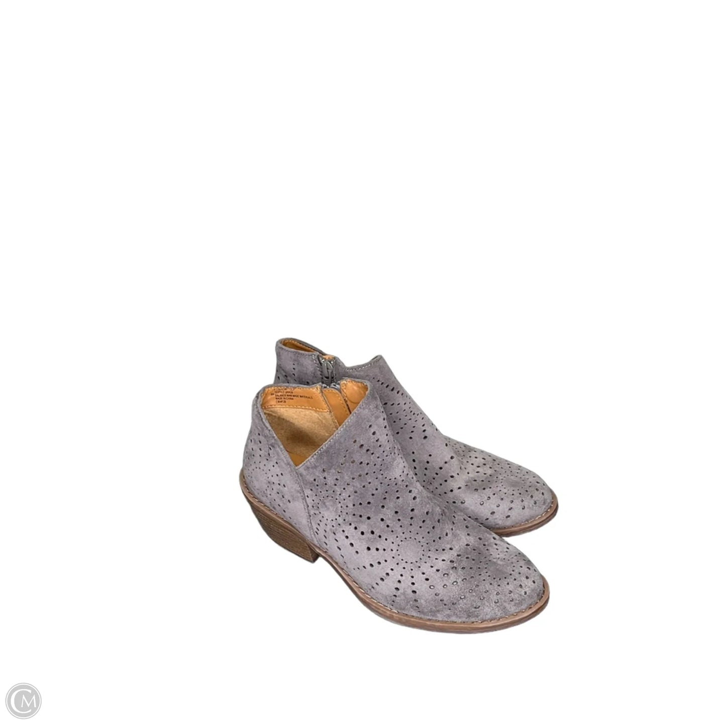 Boots Ankle Flats By Sofft In Grey, Size: 8