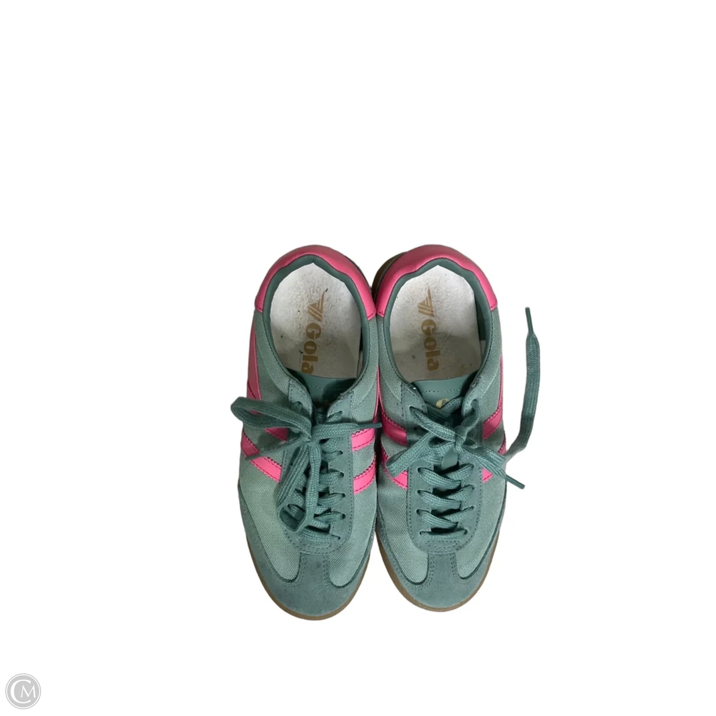 Shoes Flats By Gola In Green & Pink, Size: 6.5