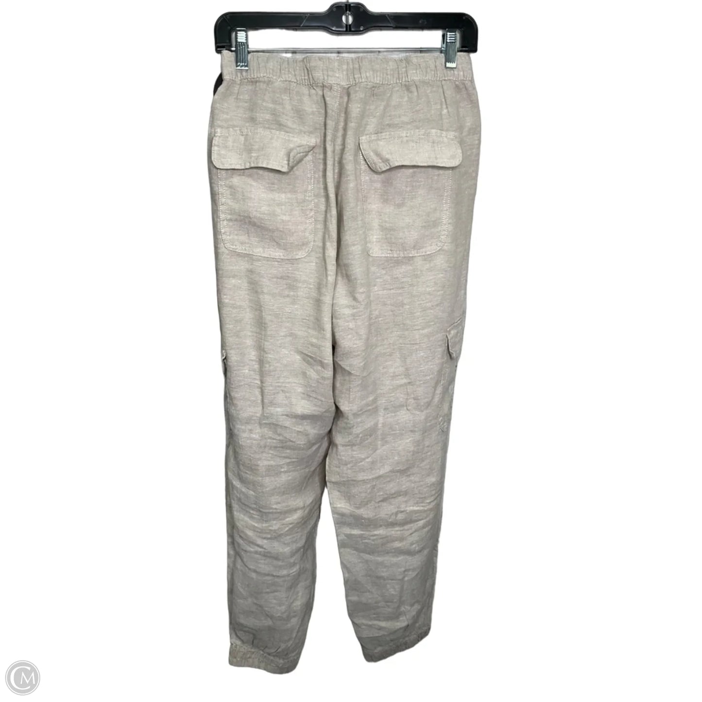 Pants Linen By Nicole By Nicole Miller In Cream, Size: Xl