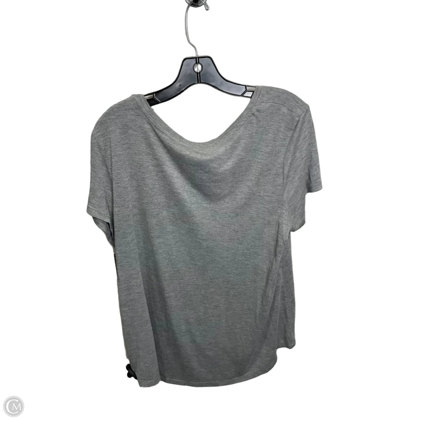 Top Short Sleeve Basic By Ana In Grey, Size: Xl