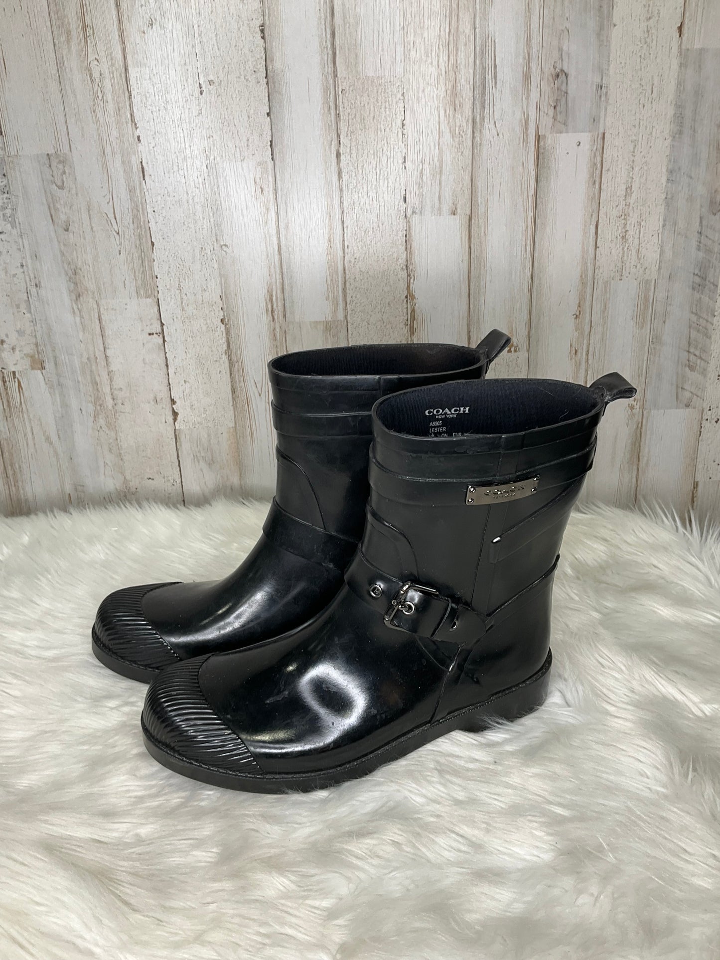 Boots Rain By Coach Size: 7