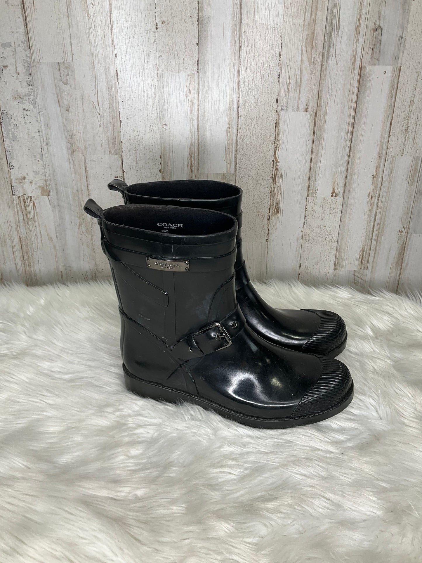 Boots Rain By Coach Size: 7