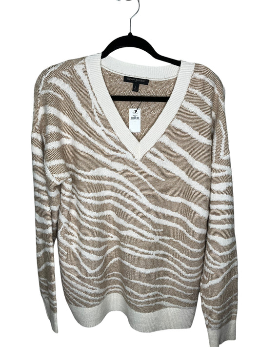 Sweater By Banana Republic In Tan, Size: L