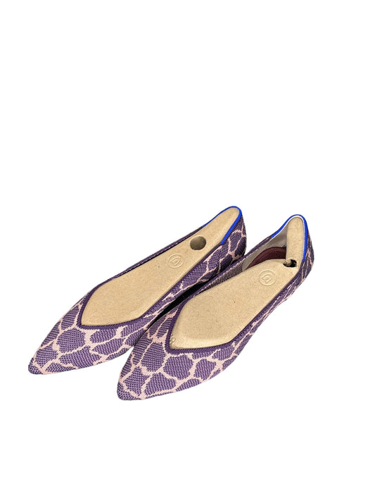 Shoes Flats By Rothys In Purple, Size: 8.5