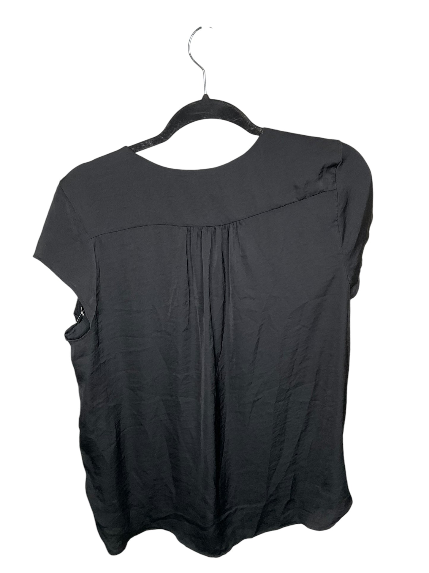 Top Short Sleeve By H&m In Black, Size: L