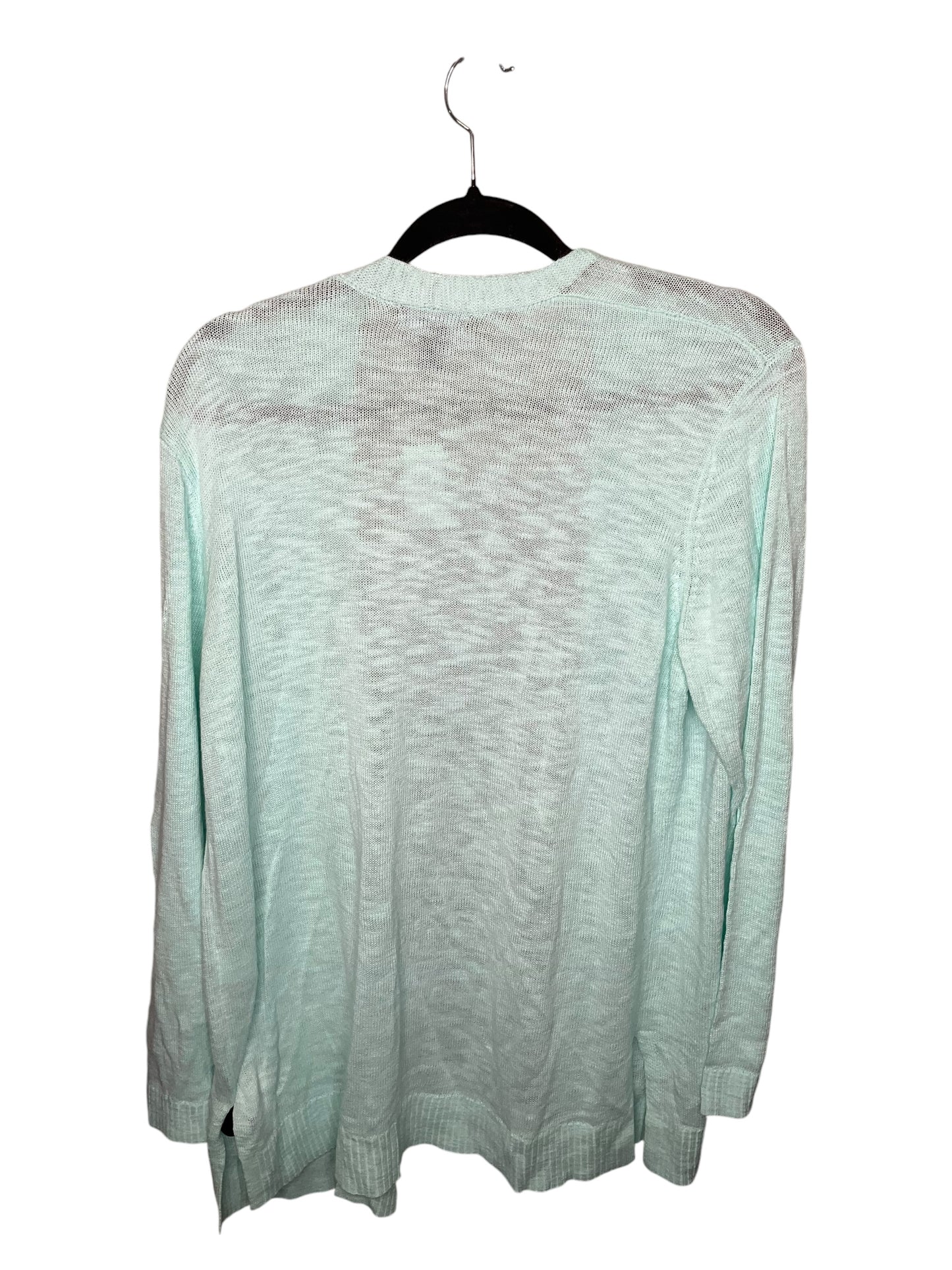 Cardigan By Gap In Teal, Size: L