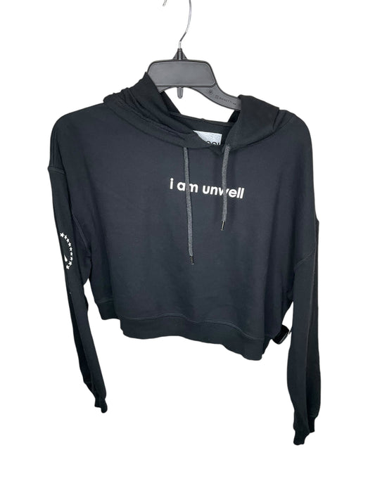 Sweatshirt Hoodie By Clothes Mentor In Black, Size: L