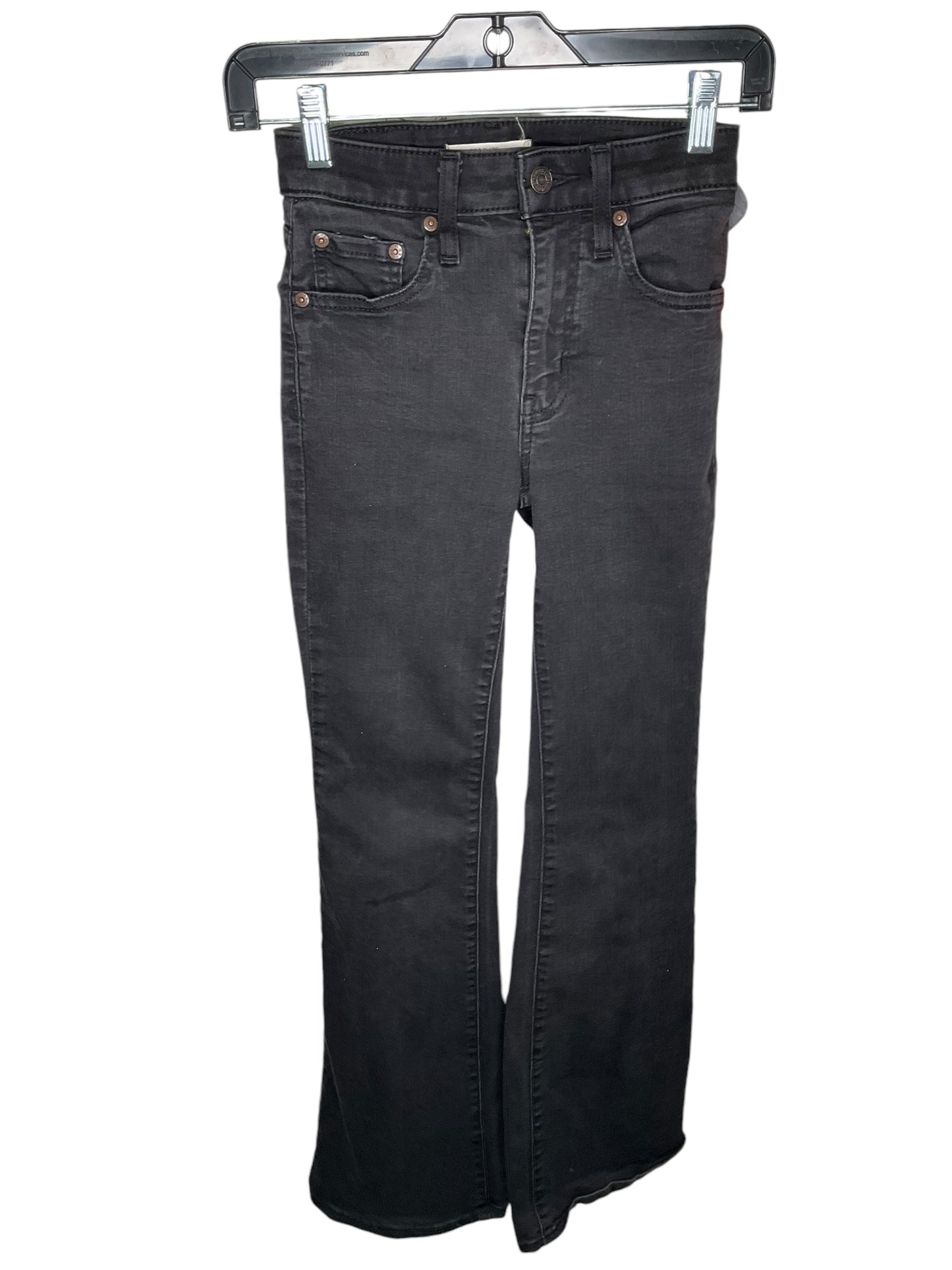 Jeans Flared By Levis In Black, Size: 0