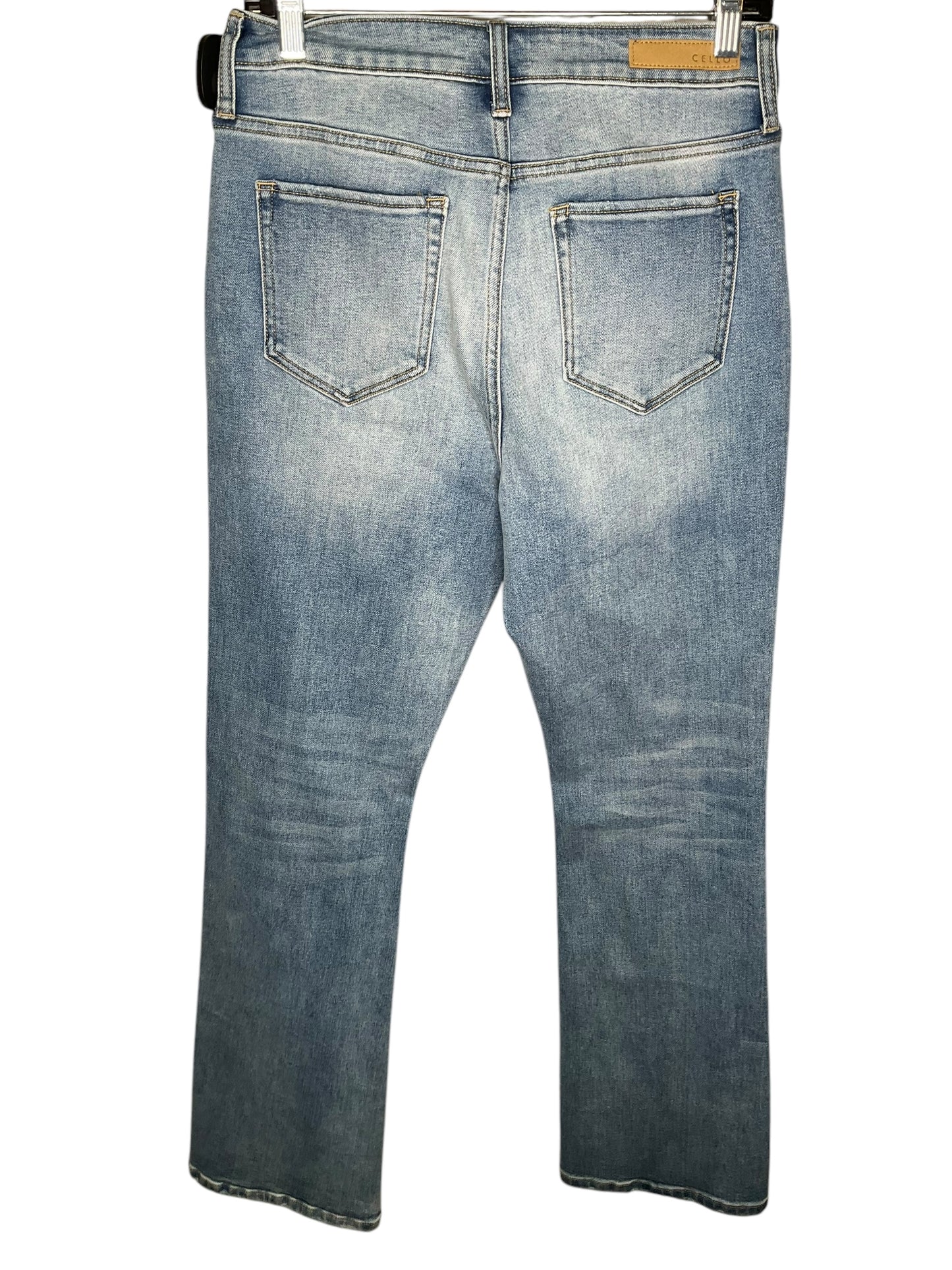 Jeans Flared By Clothes Mentor In Blue Denim, Size: 8