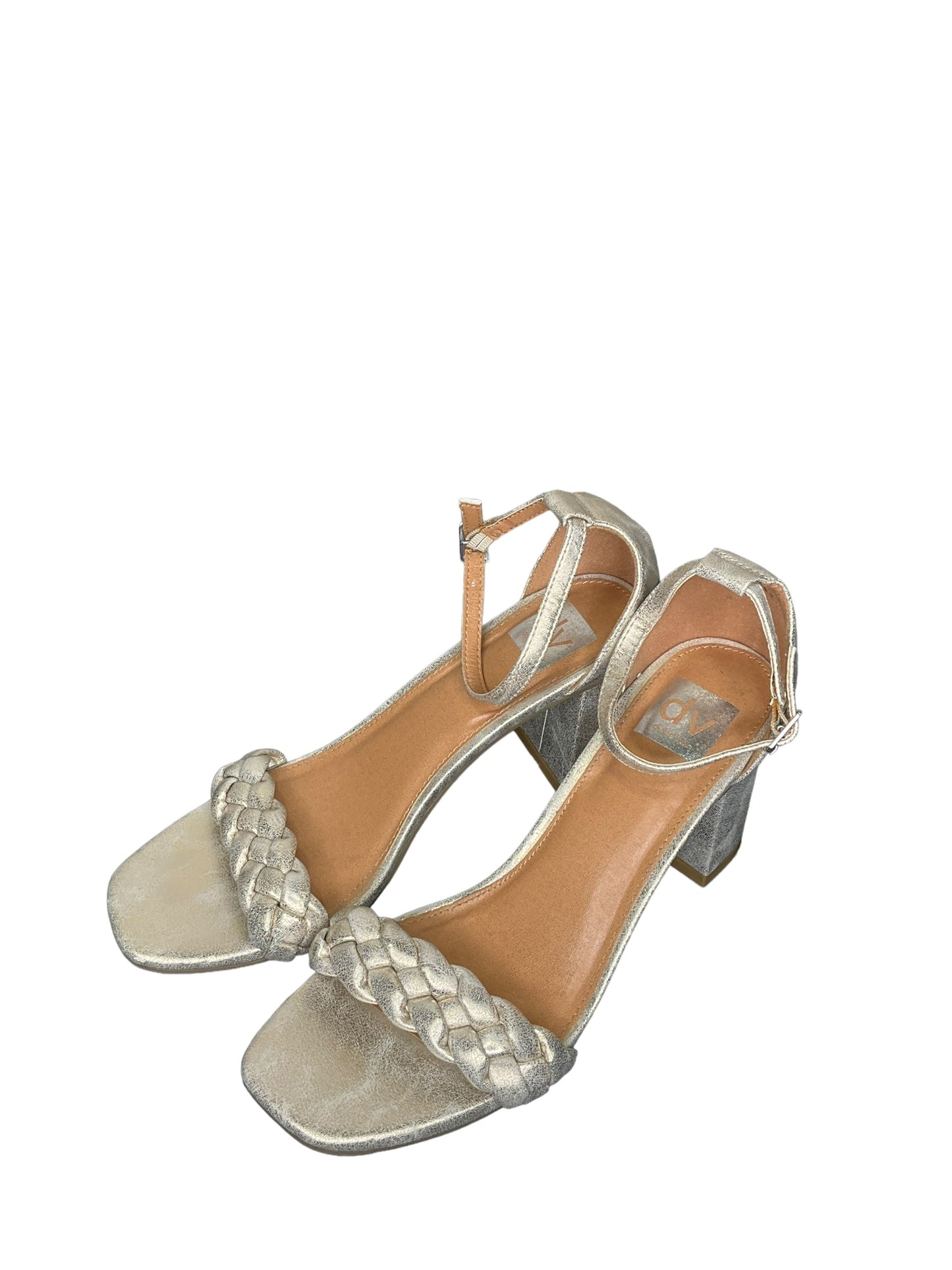 Shoes Heels Block By Dolce Vita In Silver, Size: 9.5