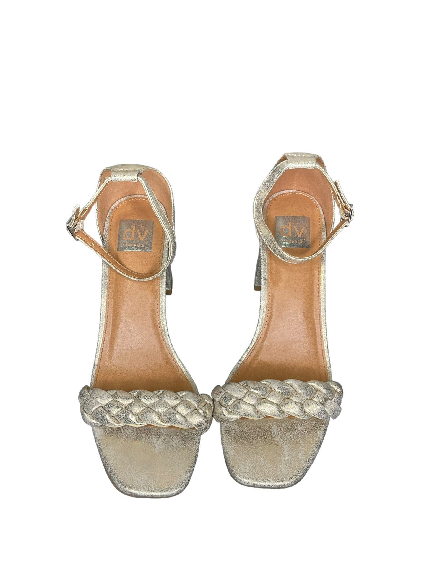 Shoes Heels Block By Dolce Vita In Silver, Size: 9.5