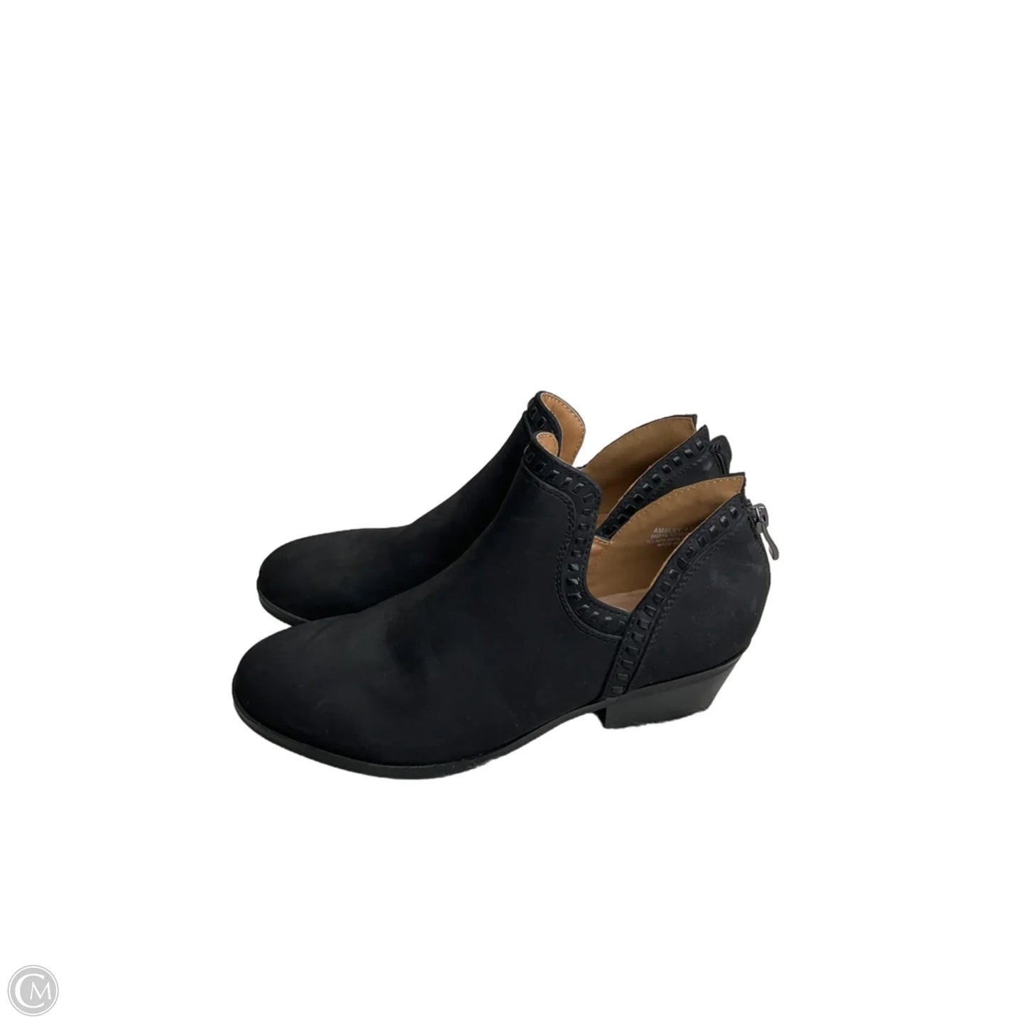 Boots Ankle Heels By New Directions In Black, Size: 7.5