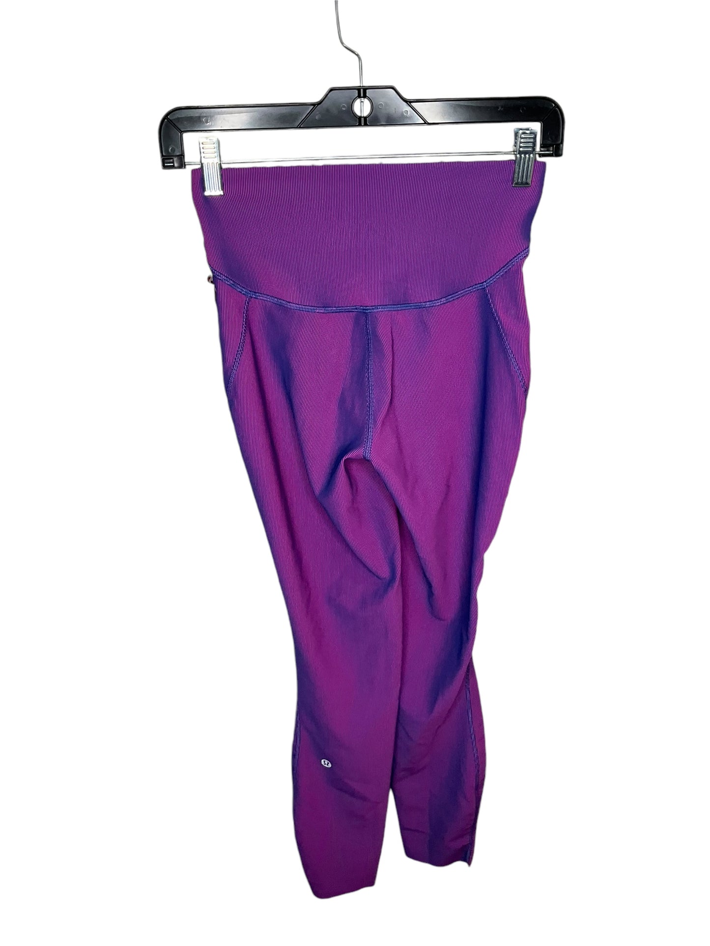 Athletic Leggings By Lululemon In Purple, Size: 4