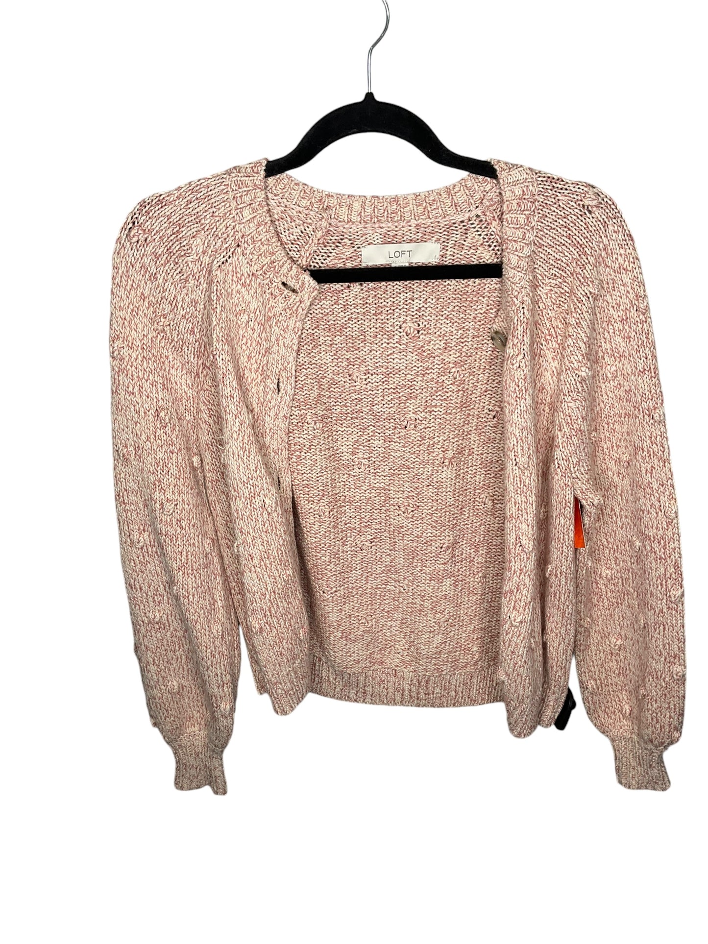 Cardigan By Loft In Pink, Size: S