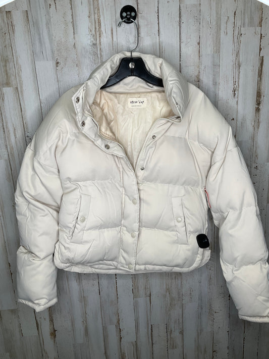 Jacket Puffer & Quilted By Clothes Mentor In Cream, Size: S