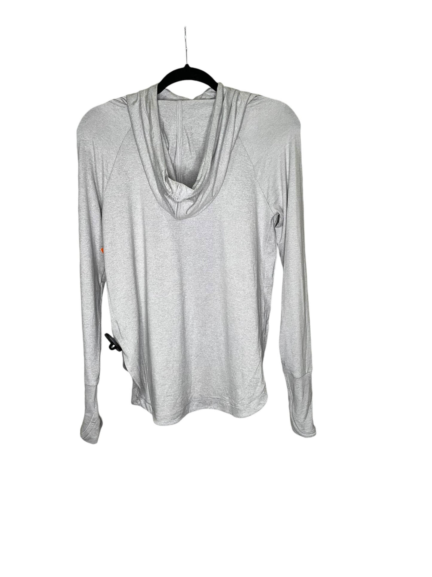 Athletic Top Long Sleeve Hoodie By Athleta In Grey, Size: S