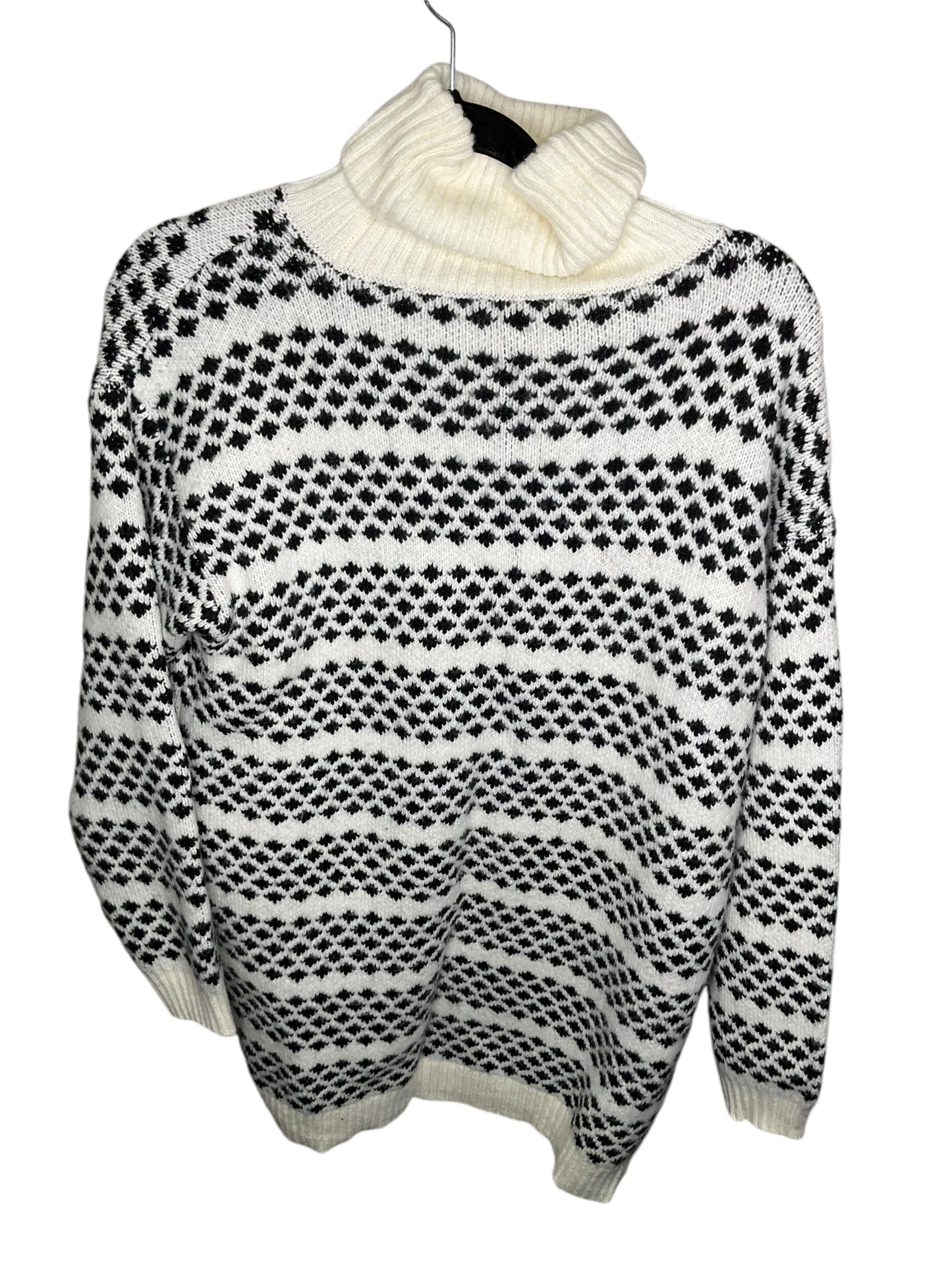 Sweater By Ann Taylor In Black & White, Size: M