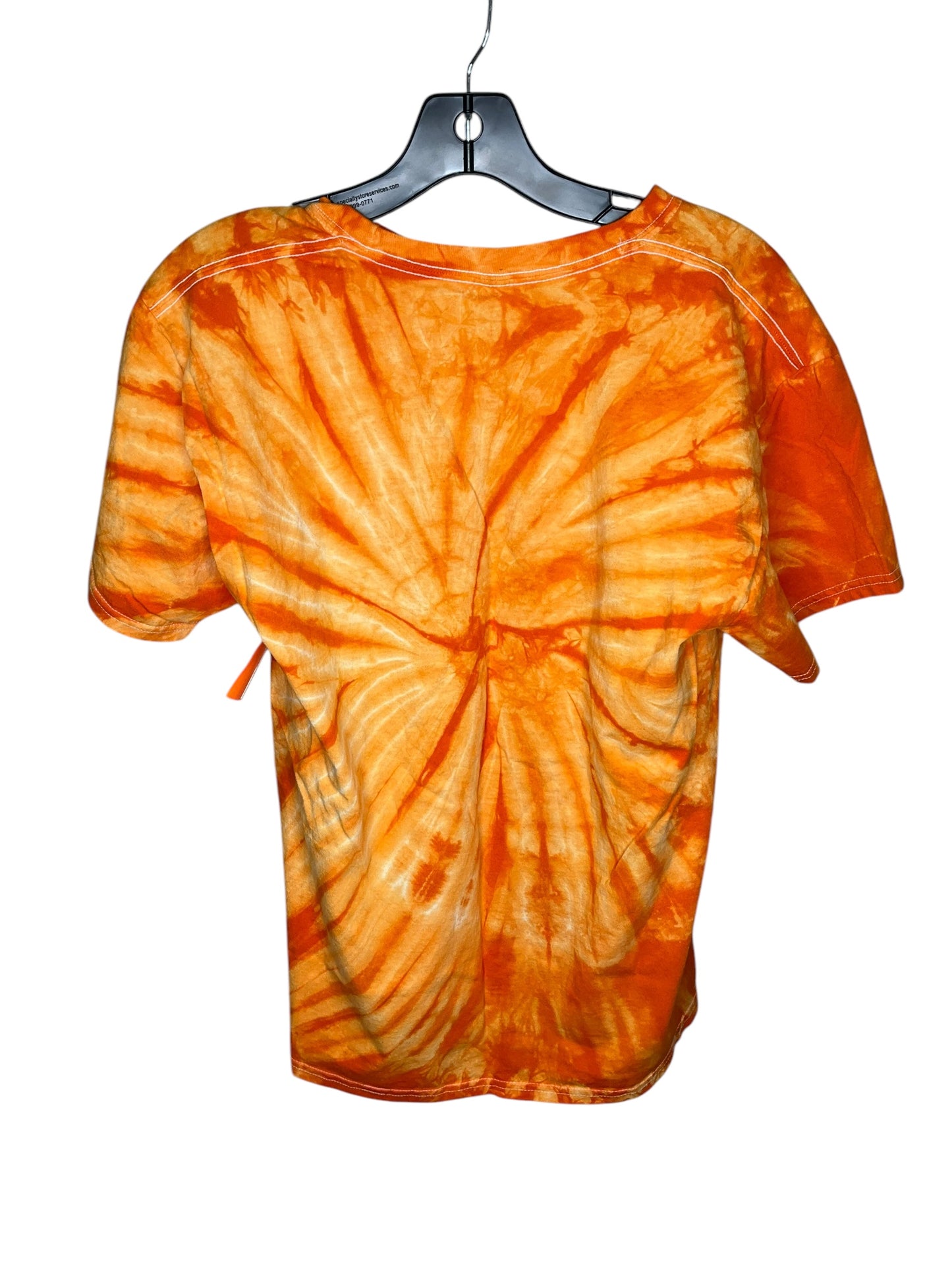 Top Short Sleeve By Hanes In Orange, Size: M