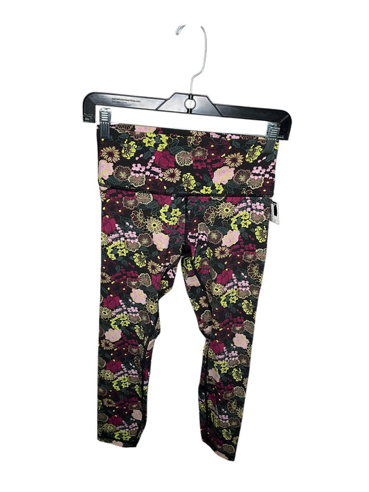 Athletic Leggings By Lululemon In Floral Print, Size: 6