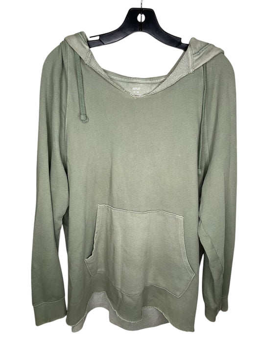 Sweatshirt Hoodie By Aerie In Green, Size: M