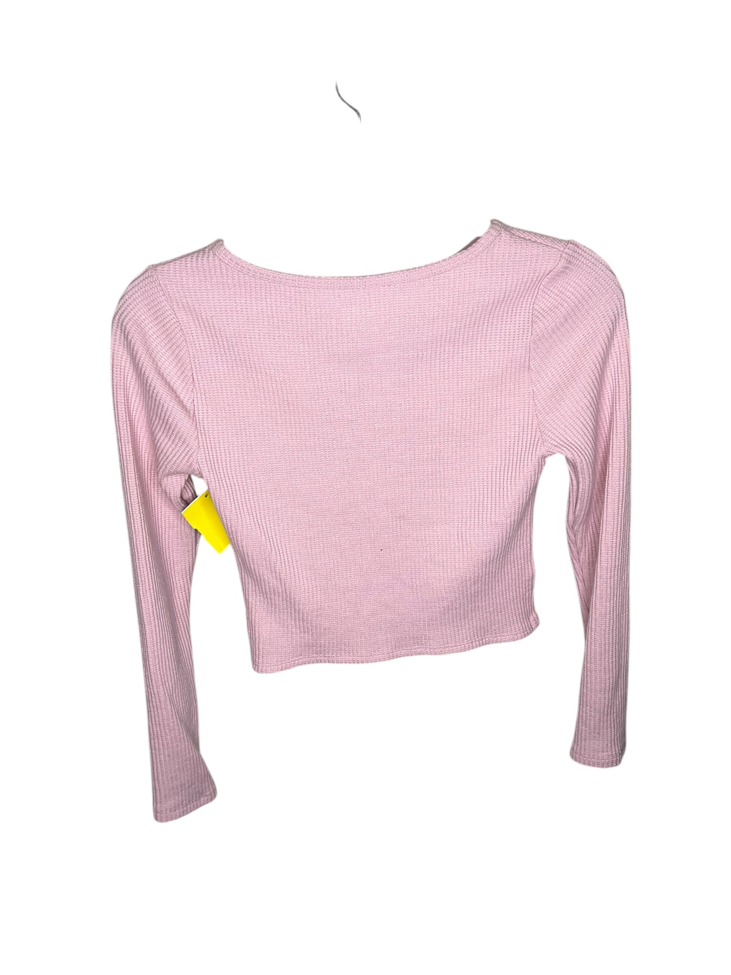 Top Long Sleeve By Pacsun In Pink, Size: S