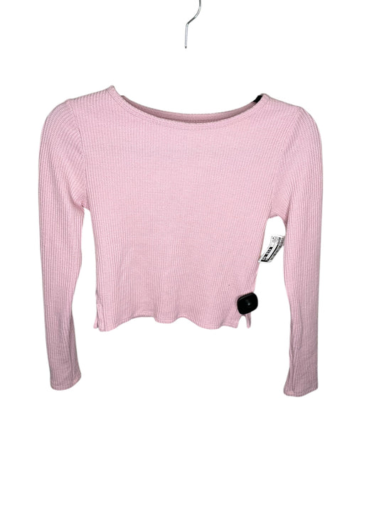 Top Long Sleeve By Pacsun In Pink, Size: S