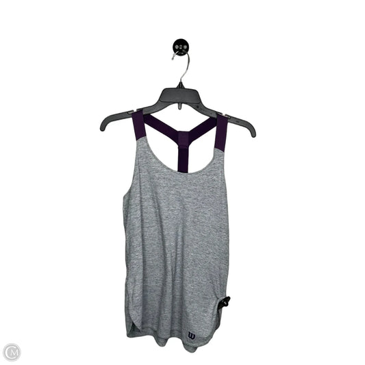 Athletic Tank Top By Clothes Mentor In Grey, Size: M