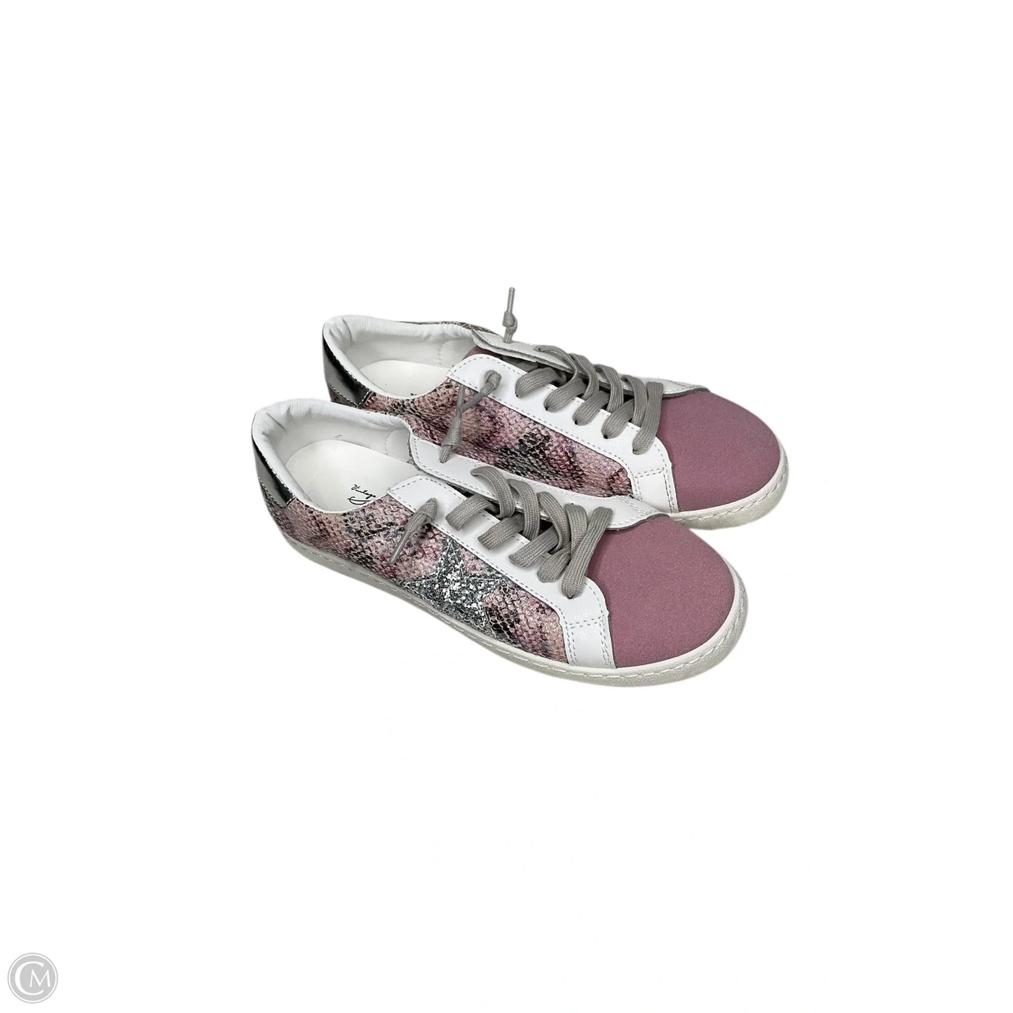 Shoes Sneakers By Vintage Havana In Cream & Pink, Size: 8