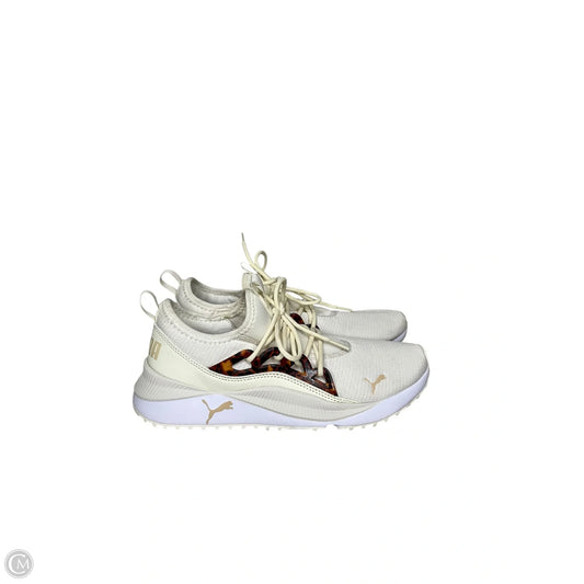 Shoes Athletic By Puma In Tan, Size: 9