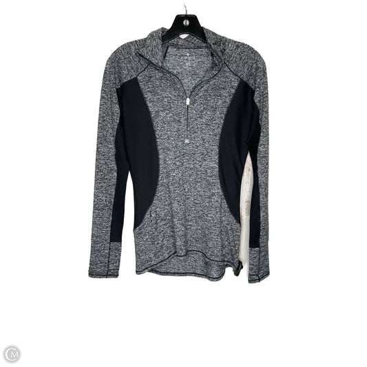 Athletic Top Long Sleeve Collar By Athleta In Grey, Size: Xxs