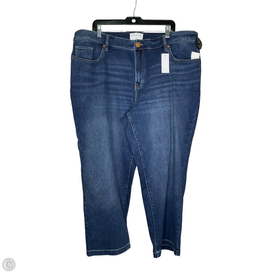 Jeans Straight By Lane Bryant In Blue Denim, Size: 20