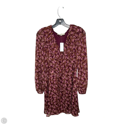 Dress Casual Short By Loft In Purple, Size: S