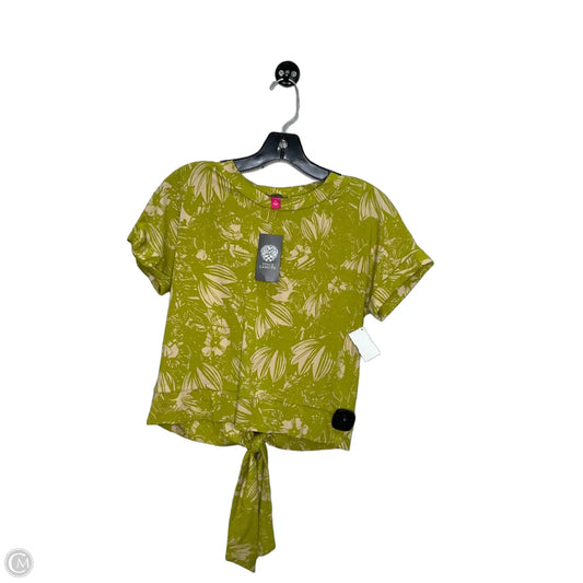 Top Short Sleeve By Vince Camuto In Green, Size: S