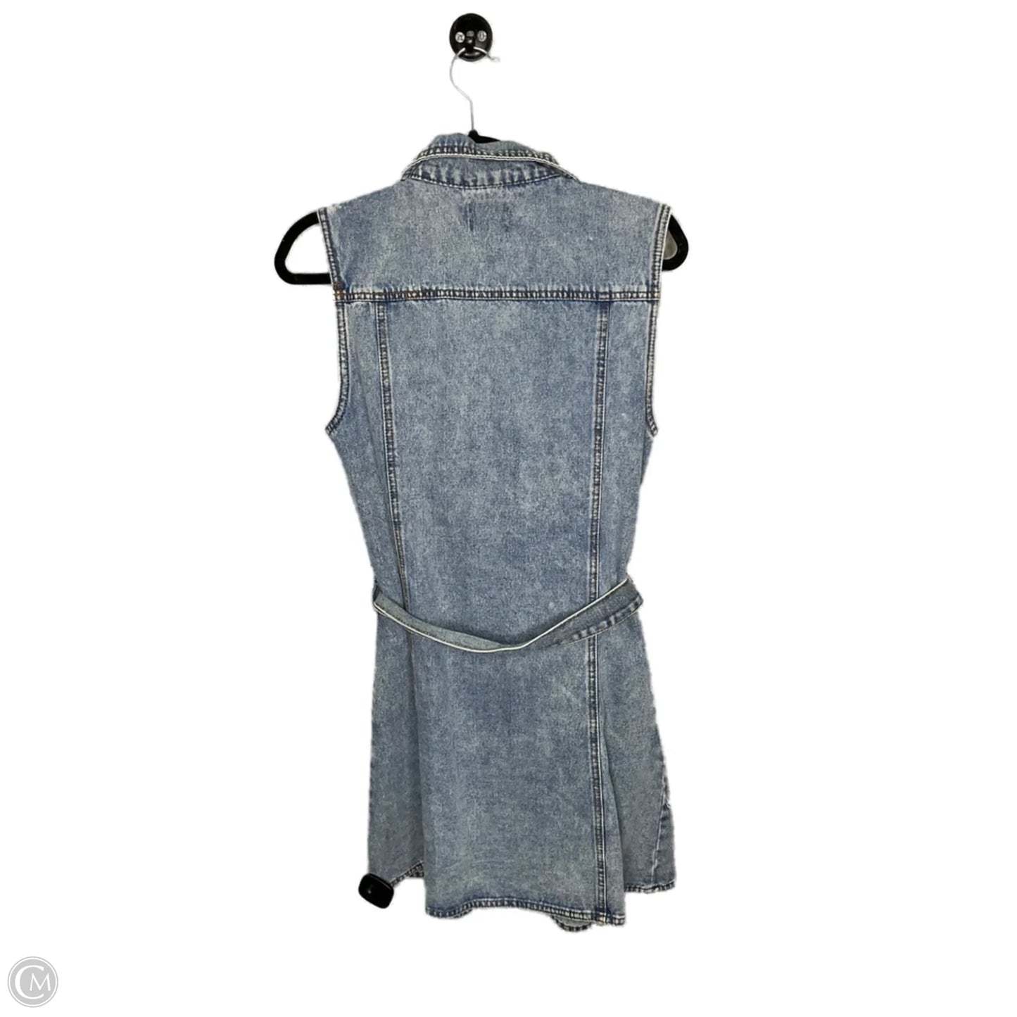 Dress Casual Short By Clothes Mentor In Blue Denim, Size: M