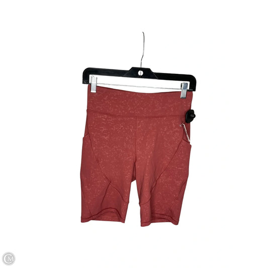 Athletic Shorts By Lululemon In Red, Size: 6