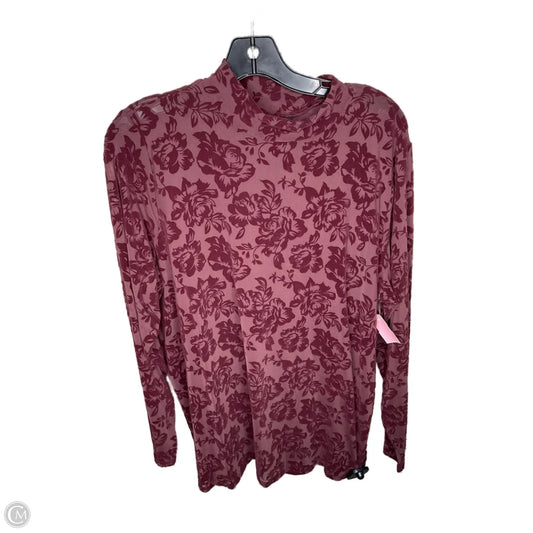 Top Long Sleeve By Torrid In Red, Size: 2x
