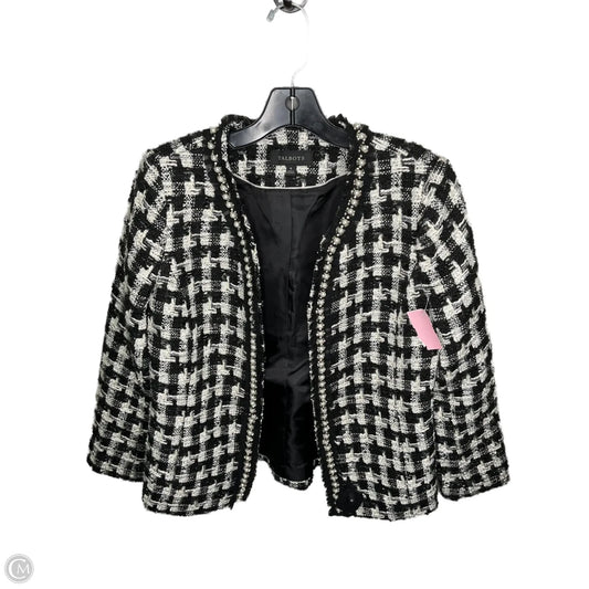 Blazer By Talbots In Black & White, Size: 6